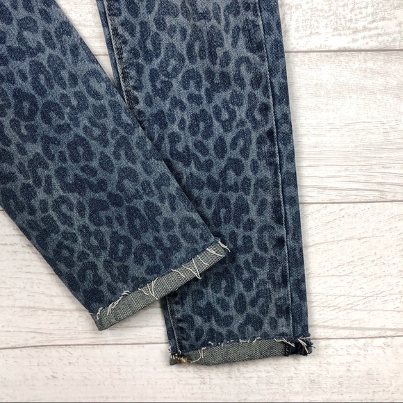 LUCKY BRAND Animal Print Petite Skinny Ankle Jeans - Picture 6 of 6